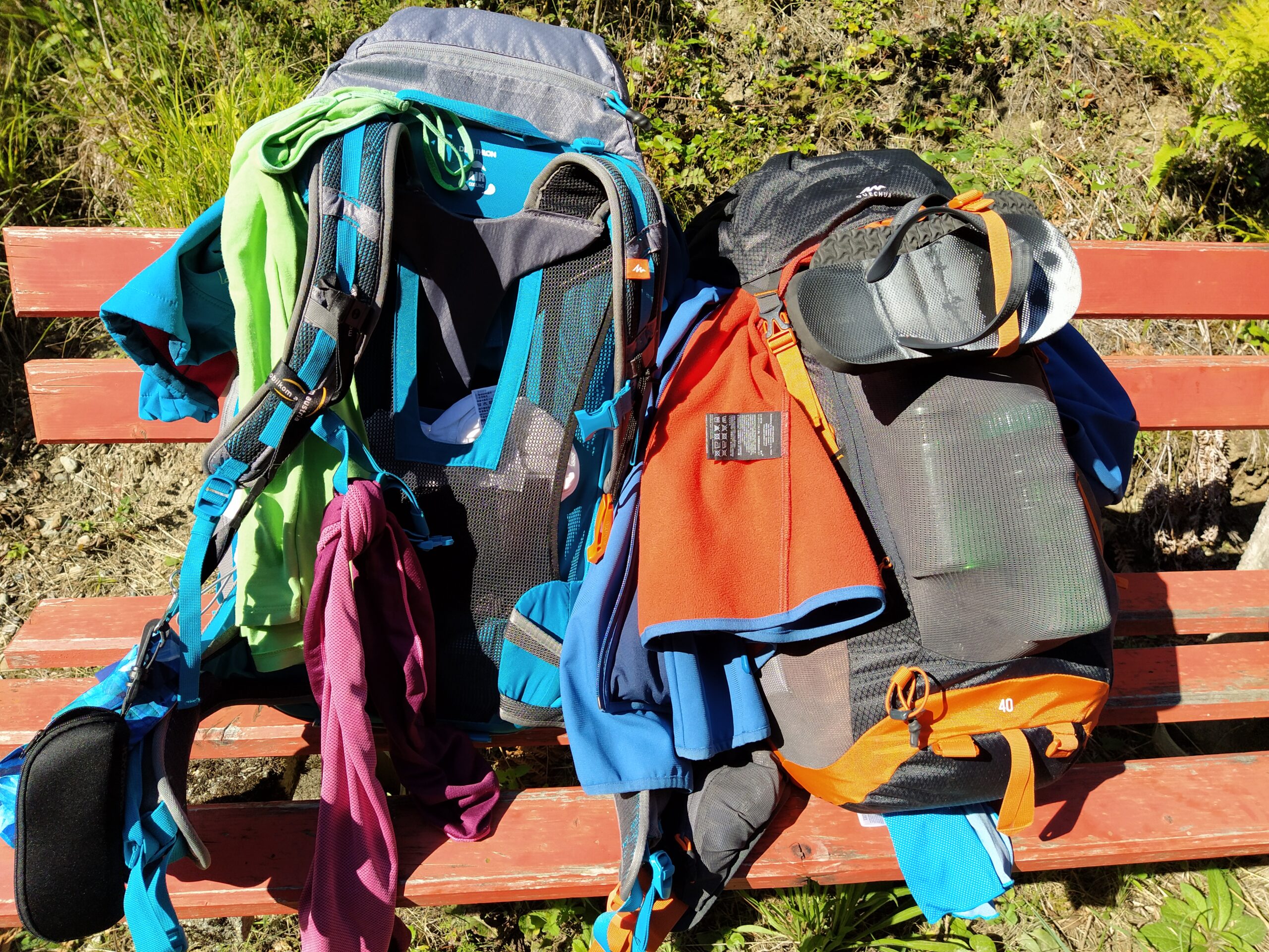 Wie wir 64 Reisetage in einen Rucksack packen